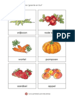 Woordkaarten Thema 'Groente en Fruit' (Dagmar Stam) PDF