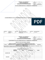 15._ Levantamientos de Actas