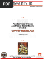 Hemet Fire Services Final Report