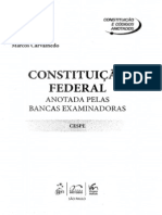 Weslei Machado e Marcos Carvalhedo - Constituição Federal - Anotada Pela Bancas Examinadoras - CESPE - Ano 2010