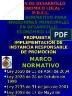 Marco Normativo Pdel