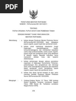 PERATURAN MENTERI PERTANIAN NOMOR: 70/Permentan/SR.140/10/2011 TENTANG PUPUK ORGANIK, PUPUK HAYATI DAN PEMBENAH TANAH