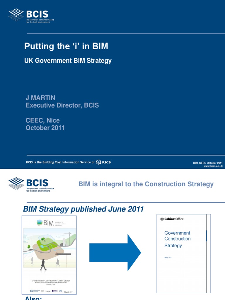 UK BIM Strategy Overview 2011 | PDF | Building Information Modeling ...