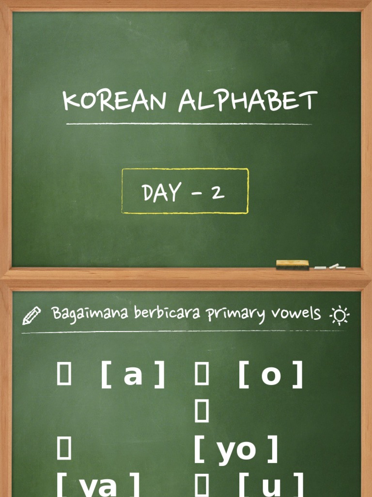Learn Korean Alphabet Basics | PDF