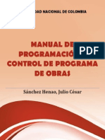 Manual de Programacion y Control de Programa de Obras - Julio Sanchez