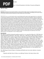 Download Critique of Nicotine as an Addictive Substance by sfgirl SN18067714 doc pdf