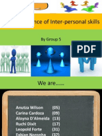 Runnerblade 3 Group 5 The Importance of Inter-Personal Skills
