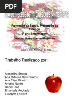 Prevenção das toxicoinfecções e intoxicações alimentares