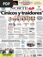 Periodico Norte de Ciudad Juarez 1 de noviembre de 2013