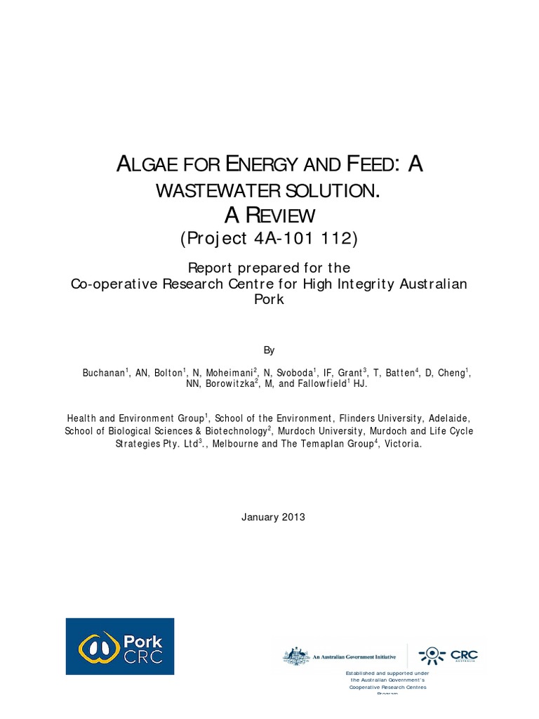4a 101 Algae For Energy And Feed A Review 130513 Pdf Anaerobic - 4a 101 algae for energy and feed a review 130513 pdf anaerobic digestion biogas