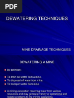 Download DEWATERING TECHNIQUESppt by Pratik Sinha SN180710927 doc pdf