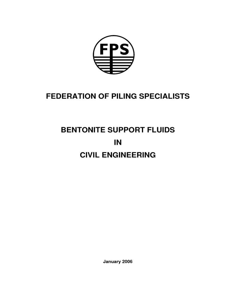 Bentonite PDF | PDF | Filtration | Deep Foundation
