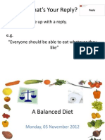 balanced diet