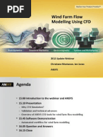 Windfarm Flow Modelling Using CF D
