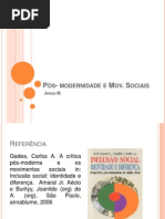 A crítica pós-moderna e os movimentos sociais