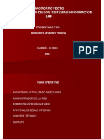 Macroproyecto Fortalecimiento de Los Sistemas de Información en El Iiap PDF