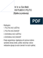 Osnovni Pojmovi o Politici PDF