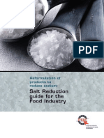 Salt Reduction Guide For The Food Industry PDF