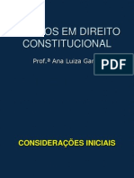 TÓPICOS DE DIREITO CONSTITUCIONAL