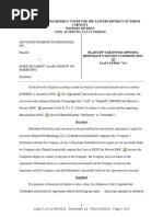 Plaintiff's Brief For Federal Court Opposing Defendant's Motion To Dismiss A Diversity Action Under Rule 12 (B) (6) .