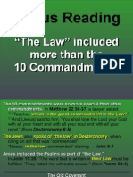 Bonus Reading: "The Law" Included More Than The 10 Commandments