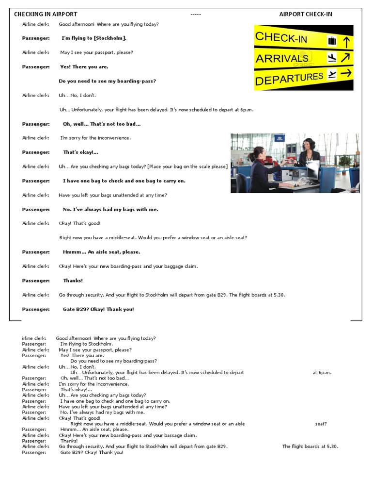 Airport Check-In Process Explained | PDF