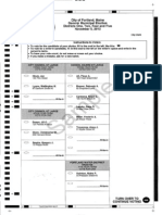 Portland, Maine, Sample Ballot For Election Day, 2013