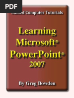 Download Learning Microsoft PowerPoint 2007 by Guided Computer Tutorials SN18077972 doc pdf