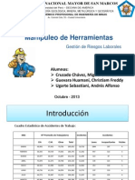 Manipuleo de Herramientas - Gestión de Riesgos Laborales