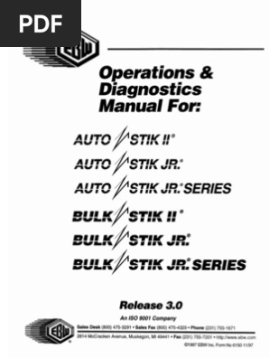 Ebw auto stik jr manual