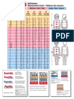 Burda Maßtabelllen Kinder - Bs - Masse - Jungen - Maedchen PDF