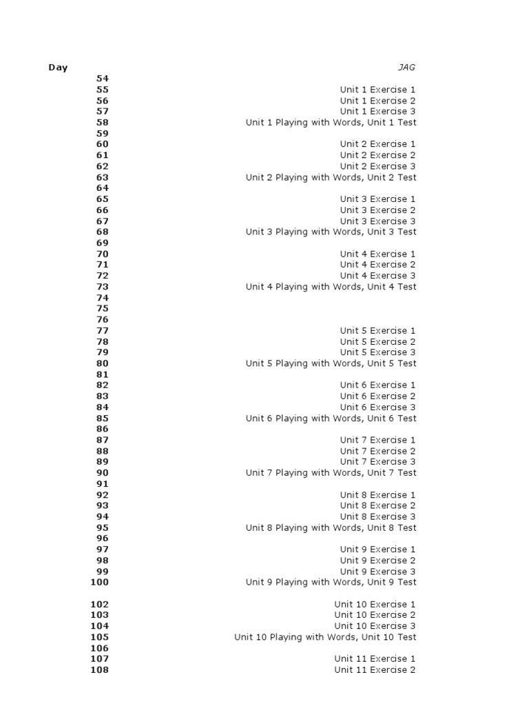 Unit Exercises and Tests Overview | PDF | Linguistics | Language Mechanics