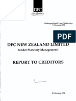 1990 Report To Creditors
