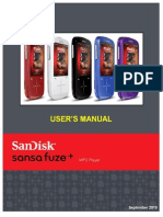 Sansa Fuze User Guide PDF