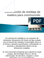 Moldajes construcción