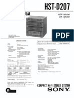 Sony HST-D207 Mini Combo PDF