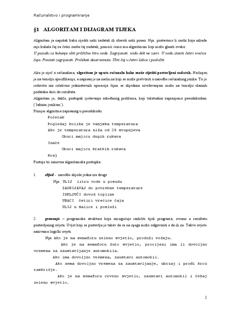 PROGRAMIRANJE C++ Osnovno | PDF
