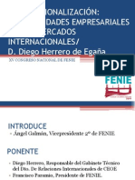 Internacionalizacion. Oportu. Empresariales