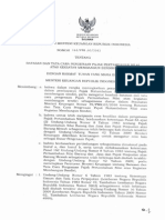 PMK03.2012 Tentang Batasan dan Tata Cara Pengenaan PPN KMS