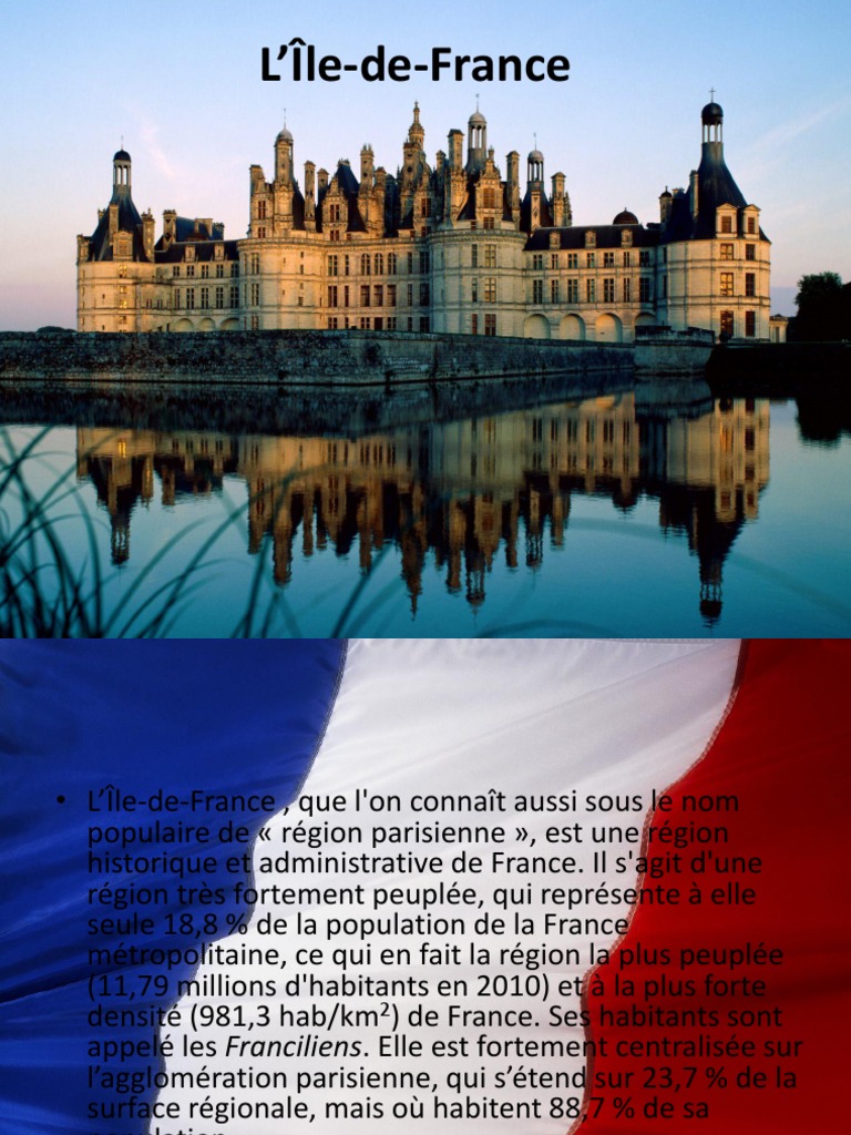 L'Île de France PDF Paris France