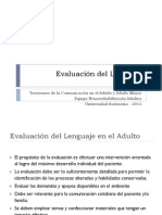 Evaluación Del Lenguaje - TCA 2013 PDF