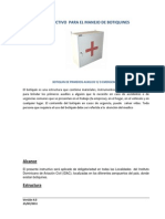 Instructivo para Manejo Botiquin PDF