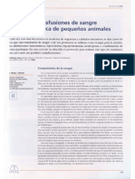 Transfusión de Sangre Perros