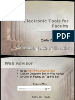 Electronic Tools For Faculty