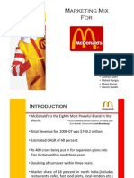 Download Mcdonalds Marketing Mix by Abhishek Bhartiya SN18090602 doc pdf