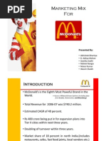 Download Mcdonalds Marketing Mix by Abhishek Bhartiya SN18090602 doc pdf