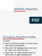 Using PowerPoint (Appendix)