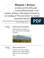 Padlet - The Maasai Kenya