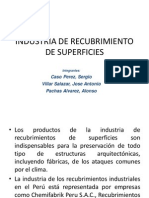 Industria de Recubrimiento de Superficies