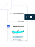 Transverse Shear Stress